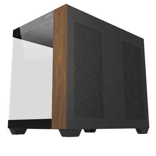 Caja M-ATX Danube Sava Nature 285C Black - Imagen 7