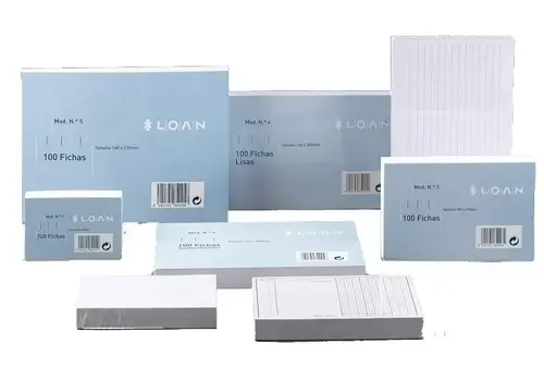 FICHAS LOAN RAYADAS  75x125 (Paq.100)