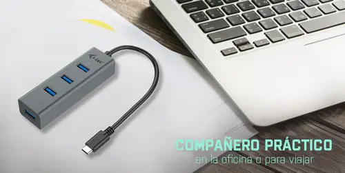 Metal USB-C HUB 4 Port - Imagen 5