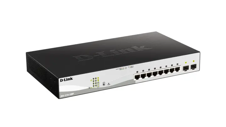 DGS-1210-10MP switch Gestionado L2/L3 Gigabit Ethernet (10/100/1000) Energía sobre Ethernet (PoE) Negro
