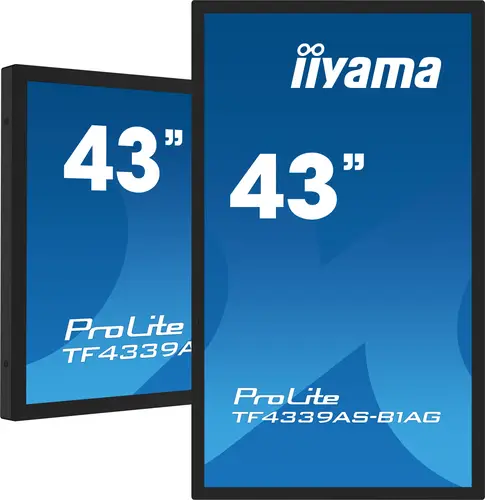 TF4339AS-B1AG pantalla de señalización Pantalla plana para señalización digital 108 cm (42.5") LED 500 cd / m² 4K Ultra HD Negro Pantalla táctil Procesador incorporado Android 24/7 - Imagen 4