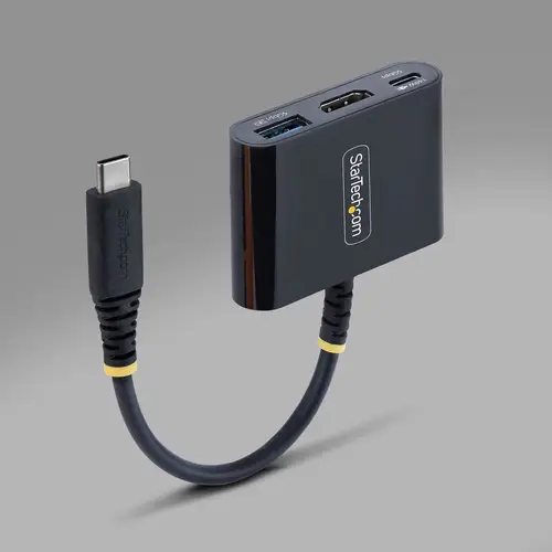 Dock Hub Multipuertos USB Tipo C a HDMI - Adaptador Multipuertos USB-C a HDMI - Carga de 140W - Hub Ladrón USB de 5Gbps - HDMI 4K60Hz - Para MacBook / Dell / Thinkpad / HP / iPad - Negro - Imagen 5
