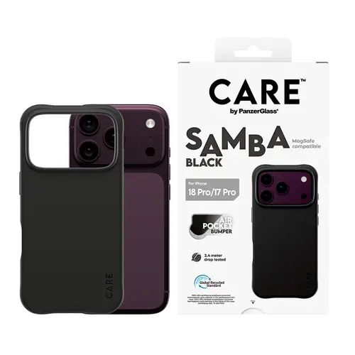 CARE by ® Samba Case Black w. MagSafe iPhone 18 Pro | 17 Pro funda para teléfono móvil Negro - Imagen 2