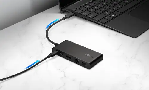 Dual 4K USB-C Dock DC201 Alámbrico USB 3.2 Gen 2 (3.1 Gen 2) Type-C Negro - Imagen 8