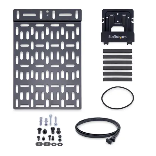 Bracket Soporte Universal Ajustable para Accesorios de TV, Router, Reproductor Multimedia o Apple TV - para Instalar una Caja de Cable o Media Player detrás del TV - Capacidad de 5kg - Imagen 5
