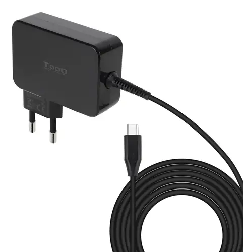 Cargador de portátil GAN USB-C PD 100W, Negro - Imagen 1