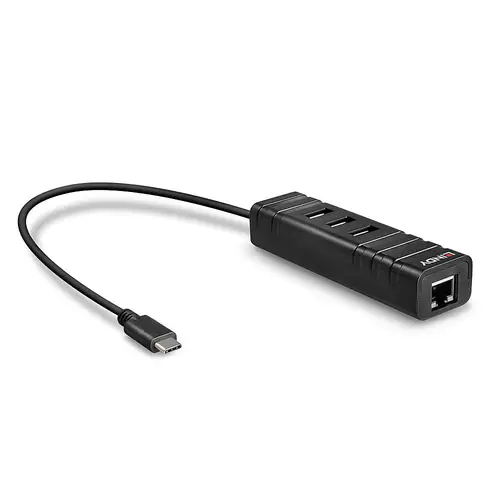 43249 hub de interfaz USB 3.2 Gen 1 (3.1 Gen 1) Type-C 5000 Mbit/s Negro - Imagen 1