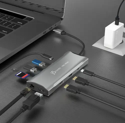 JCD397-N Miniestación de acoplamiento 4K60 Elite USB-C® para tres monitores de 10 Gbps - Imagen 7