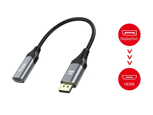 Adaptador DisplayPort 1.2 a HDMI, 4K/60Hz - Imagen 5