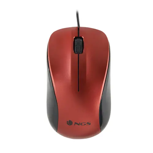 CREW ratón Oficina Ambidextro USB tipo A Óptico 1200 DPI - Imagen 1