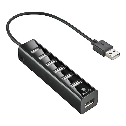 IHUB7 TINY USB 2.0 480 Mbit/s Negro - Imagen 3