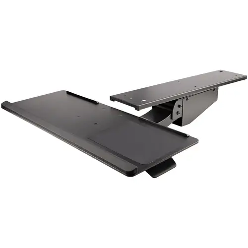 Bandeja para Teclado y Ratón para Debajo del Escritorio - de 30cm x 78cm - de Altura Ajustable - Soporte Ergonómico para Teclado y Mouse con Soporte para las Muñecas - Giro e Inclinación - Imagen 1