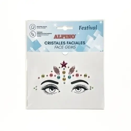 MAQUILL.ALPINO CRISTALES FACIALES FESTIV