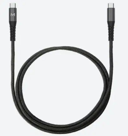 001342 cable USB 1 m USB C Negro