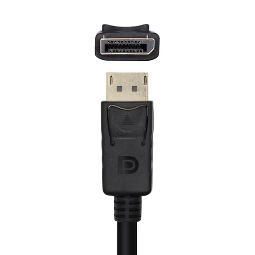Cable DisplayPort V1.2 4K@60Hz, DP/M-DP/M, Negro, 1.0m - Imagen 3