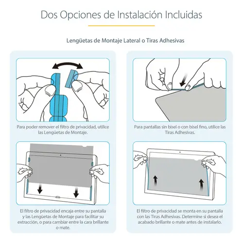 Filtro de Privacidad de 17,3 Pulgadas 16:9 para Portátil - Pantalla de Privacidad Protector Anti Brillo para Portátil - Anti Luz Azul con Reducción del 51% - +/- 30° - Imagen 15