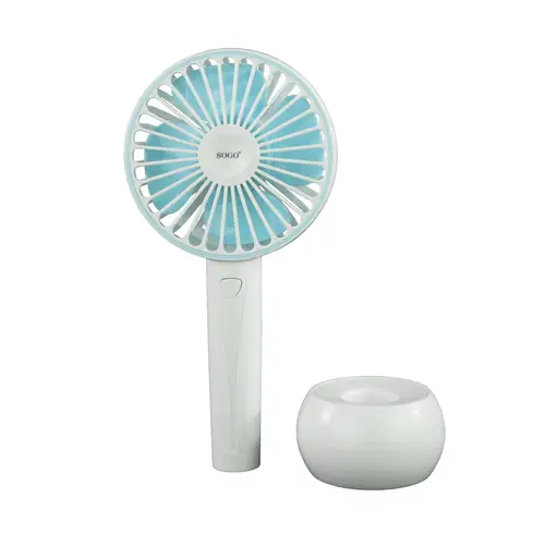 VEN-SS-21445 ventilador y nebulizador personal de mano Azul, Blanco Ventilador de mano - Imagen 2