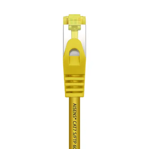 Cable De Red Latiguillo RJ45 LSZH Cat.7 600 MHz S/FTP PIMF AWG26, Amarillo, 25 cm - Imagen 3