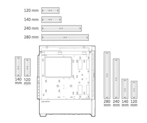 Airface RGB CGR-5ZD1B-AIR-RGB Midi Tower Negro - Imagen 11
