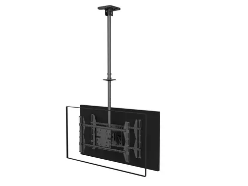 Soporte de TV de doble pantalla para montaje en techo de 32"-75 - Imagen 2