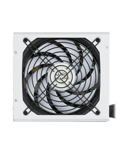 MPB650, Fuente Alimentación PC ATX 650W, 6 Años Garantía, 80Plus Bronze 230V, Ventilador 140mm FDB con Tecnología Silenciosa AI-RPM, 90% Eficiencia, Blanco - Imagen 1