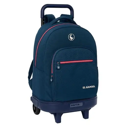 SAFTA MOCHILA GRANDE C/RUEDAS COMPACT EXTRAIBLE EL GANSO CLASSIC