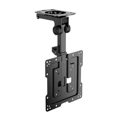 Soporte de Techo Giratorio, Plegable para Monitor/TV 20Kg de 19-43, Negro - Imagen 1