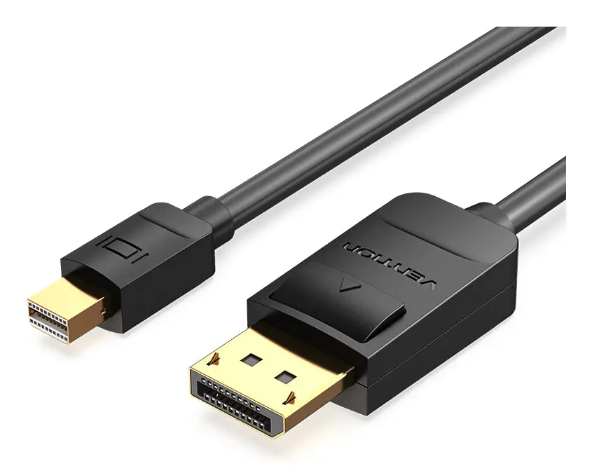 HAABH cable DisplayPort 2 m Mini DisplayPort Negro