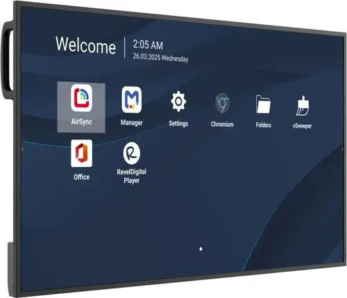 CDE4314-2C pantalla de señalización Pantalla plana para señalización digital 109,2 cm (43") LCD Wifi 500 cd / m² 4K Ultra HD Negro Procesador incorporado Android 14 24/7 - Imagen 2