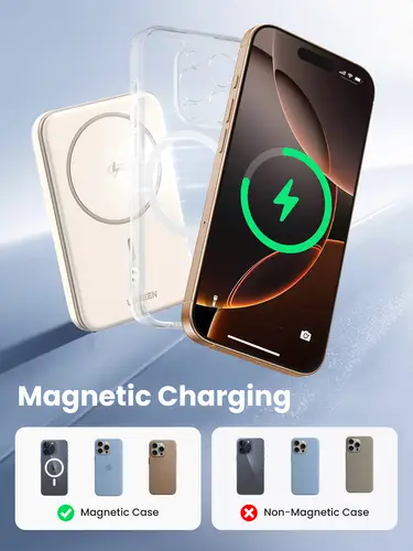 25207 batería externa 5000 mAh Cargador inalámbrico Negro - Imagen 11