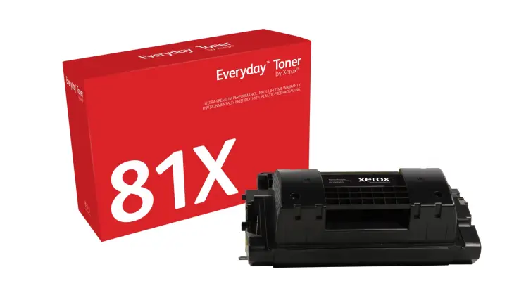 Everyday El tóner Everyday Negro de Xerox es compatible con HP 81X (CF281X), Capacidad alta