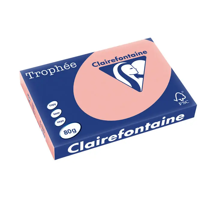 PAQ. 500H PAP. TROPHEE CLF SUAVE A3 80G MELOCOTON