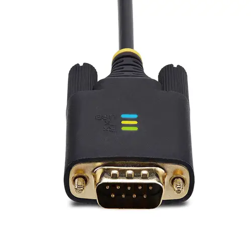Cable Adaptador USB a Serie DB9 RS232 FTDI de 2m - Retención COM - Tornillos DB9 Intercambiables - USB-A a DB9 RS232 - Protección ESD - Windows/macOS/Linux - Imagen 4