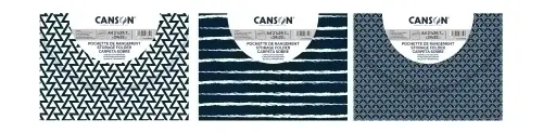 DOSSIER SOBRE CANSON PP BRC.34x47 SURT.3 - Pack de 10 unidades