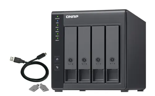 TR-004 caja para disco duro externo Carcasa de disco duro/SSD Negro 2.5/3.5" - Imagen 1