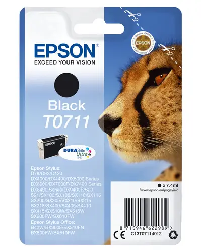 Cheetah Cartucho T0711 negro - Imagen 1