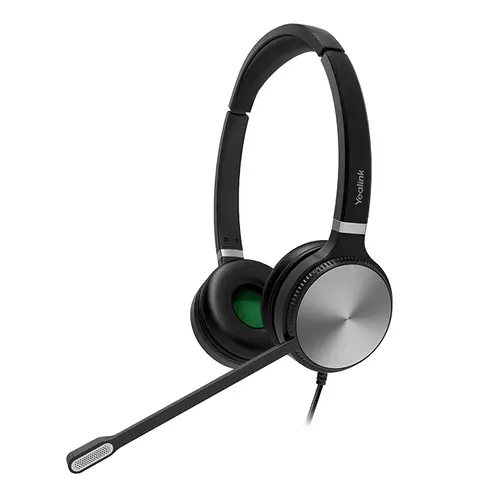 YHS36 Auriculares Alámbrico Diadema Oficina/Centro de llamadas Negro, Plata - Imagen 1