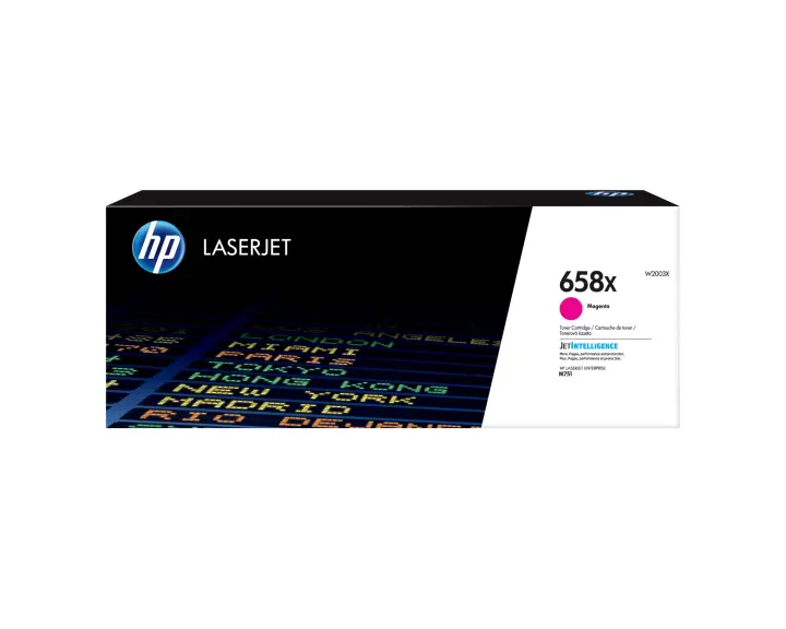 Cartucho de tóner Original LaserJet 658X magenta de alta capacidad