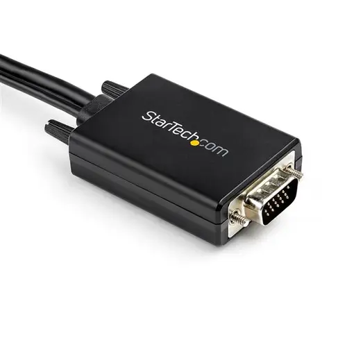 Cable de 2m Adaptador VGA a HDMI - Alimentado por USB - 1080p - Imagen 3