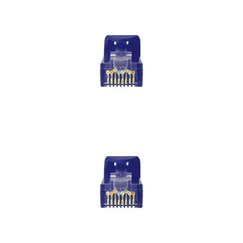 Cable de red latiguillo RJ45 LSZH Cat.6A UTP AWG24, Azul, 2.0m - Imagen 3