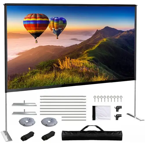 Pantalla exterior portable 100" 221x124 cm - Imagen 3