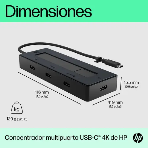 Concentrador multipuerto USB-C 4K de - Imagen 5