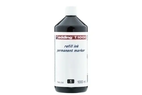 TINTA ROTUL.EDDING 1 litro T1000 NEGRO