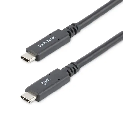 Cable de 1,8m USB-C a USB-C - PD de 5A - USB TipoC - Certificado para Funcionar con Chromebook - USB-IF - M a M - Cable de Carga USB C - Cable USB Tipo C - PD 3.0 de 100W - USB 3.0 (5Gbps) - Imagen 1