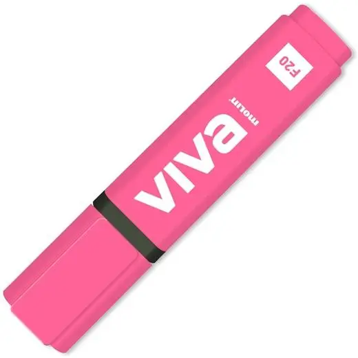 MOLIN MARCADOR FLUORESCENTE VIVA FUCSIA - Pack de 10 unidades
