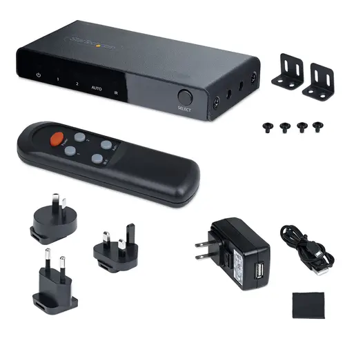 Switch Conmutador HDMI de 2 Puertos de 8K - Selector HDMI 2.1 UHD de 4K a 120Hz/8K 60Hz - HDR10+ - Adaptador de Alimentación y Mando a Distancia Incluidos - Imagen 7