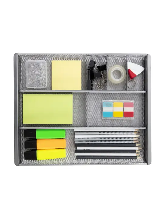 MESHORG M organizador para cajón de escritorio Acero Gris - Imagen 1