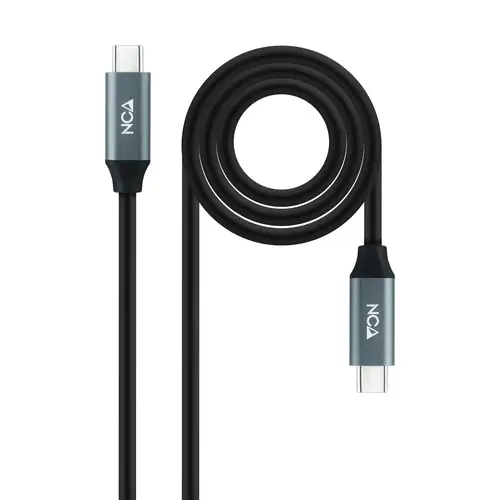Cable USB 3.2 Gen2x2 20Gbps 5A/100W 4K/60Hz USB-C/M-USB-C/M, 1.5 m - Imagen 1