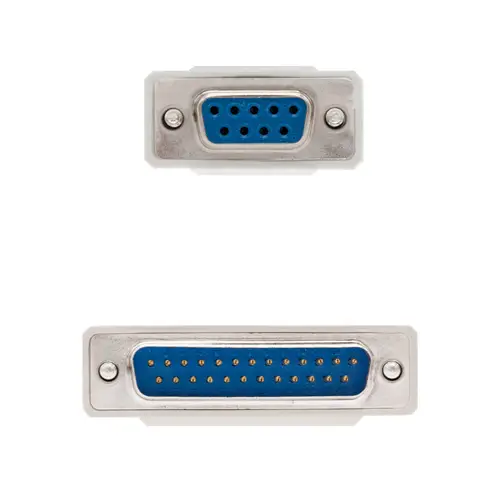 CABLE SERIE NULL MODEM DB9/H-DB25/M 1.8 M - Imagen 3