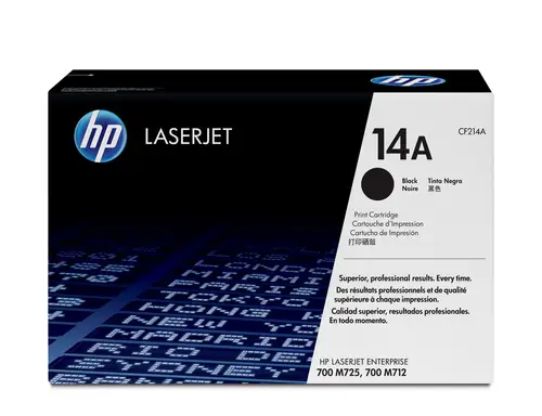 Cartucho de tóner original LaserJet 14A negro - Imagen 1